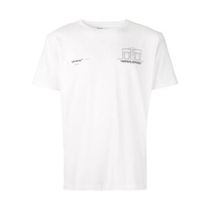 Off-White Hirshleifers Bedroom Capsule 2018 White Short Sleeve T-Shirt Medium M
